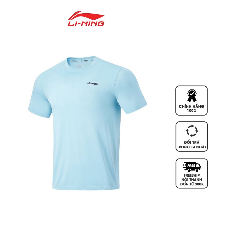 Áo T-Shirt thể thao nam Li-Ning ATST511-4V màu xanh, S