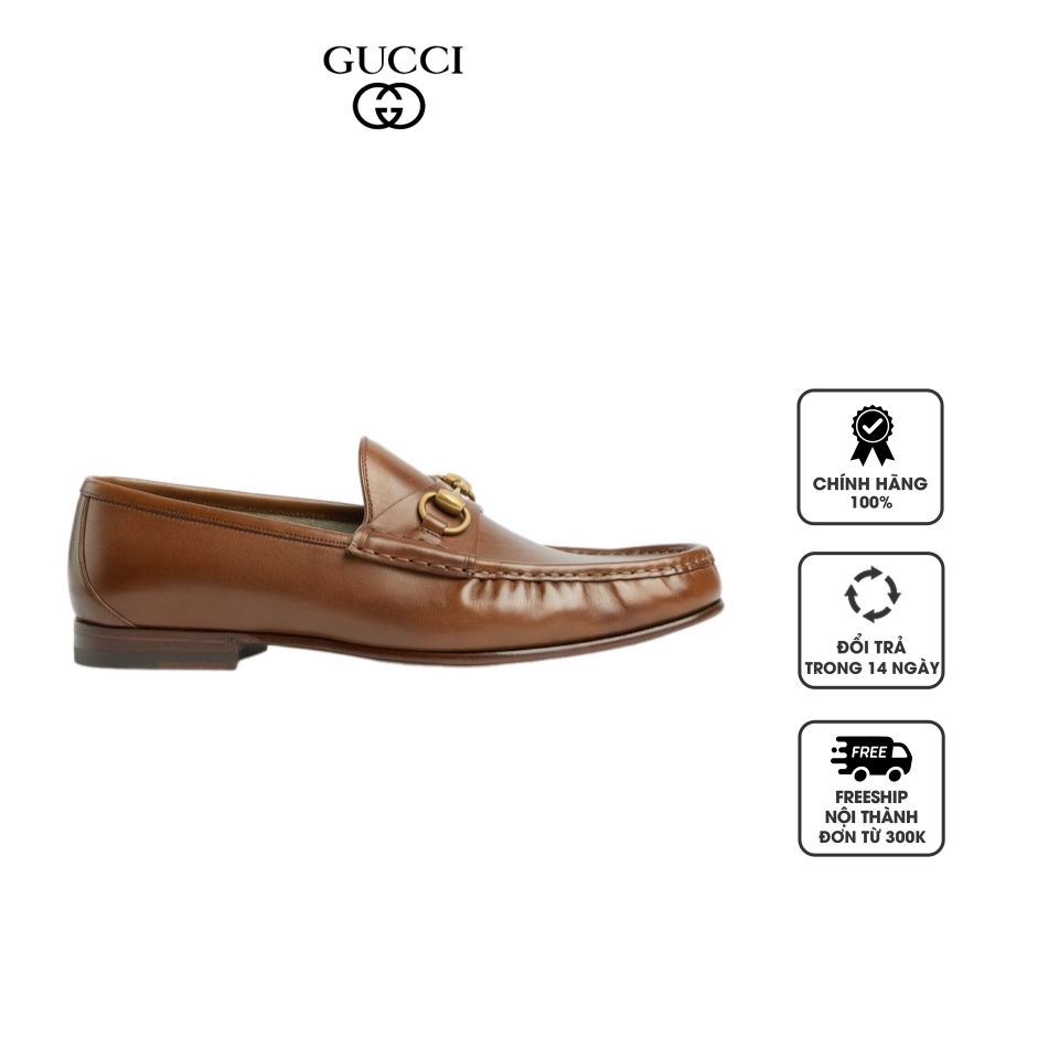Giày lười nam Gucci Men's Horsebit 1953 Loafer 307929 1M0C0 2361, 39