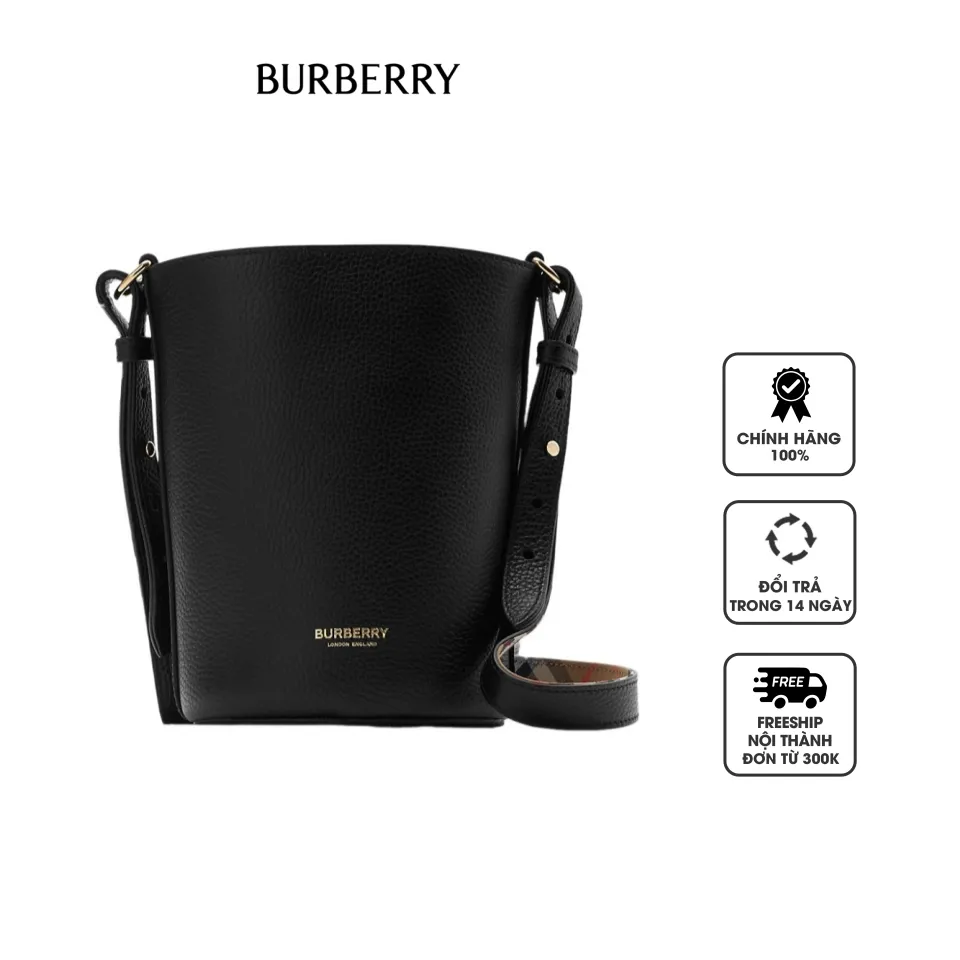 Túi xách Burberry Small Bucket Bag 80840351 Black