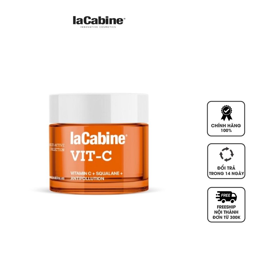 Kem dưỡng laCabine VIT-C hỗ trợ làm sáng da, chống oxy hóa