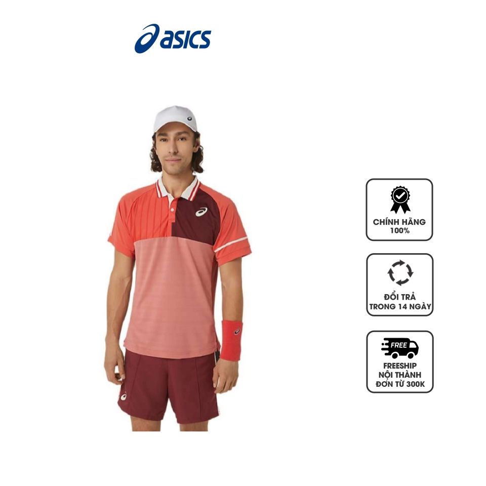 Áo polo thể thao nam Asics Match 2041A272.602 Red Snapper, S