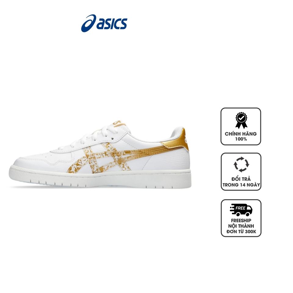 Giày sneaker nữ Asics Japan S 1202A478.100 White/Pure Gold, 36