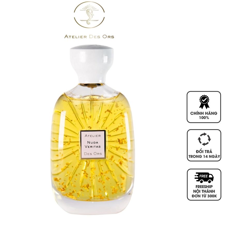 Nước hoa unisex Atelier Nuda Veritas Des Ors EDP, 10 ml