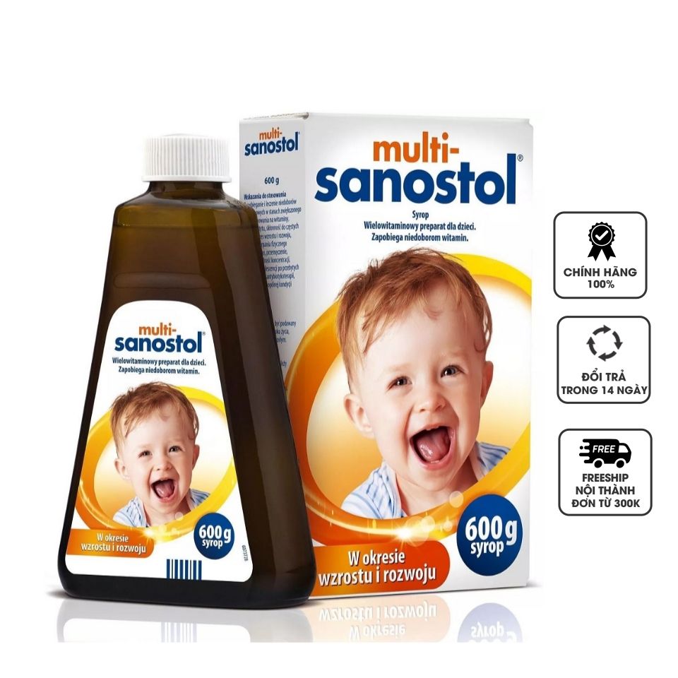 Vitamin tổng hợp Multi Sanostol cho trẻ từ 1 tuổi