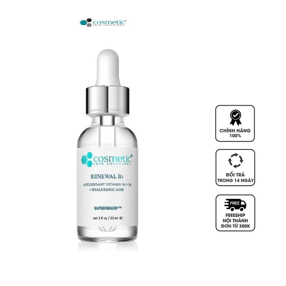 Serum dưỡng ẩm, giảm mụn Cosmetic Skin Solutions Renewal B3