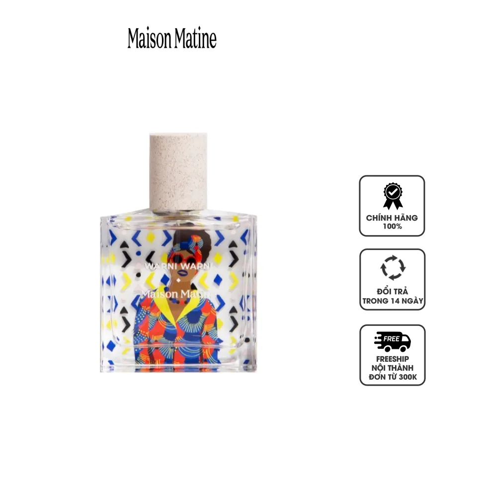 Nước hoa Unisex Maison Matine Warni Warni EDP, 10 ml