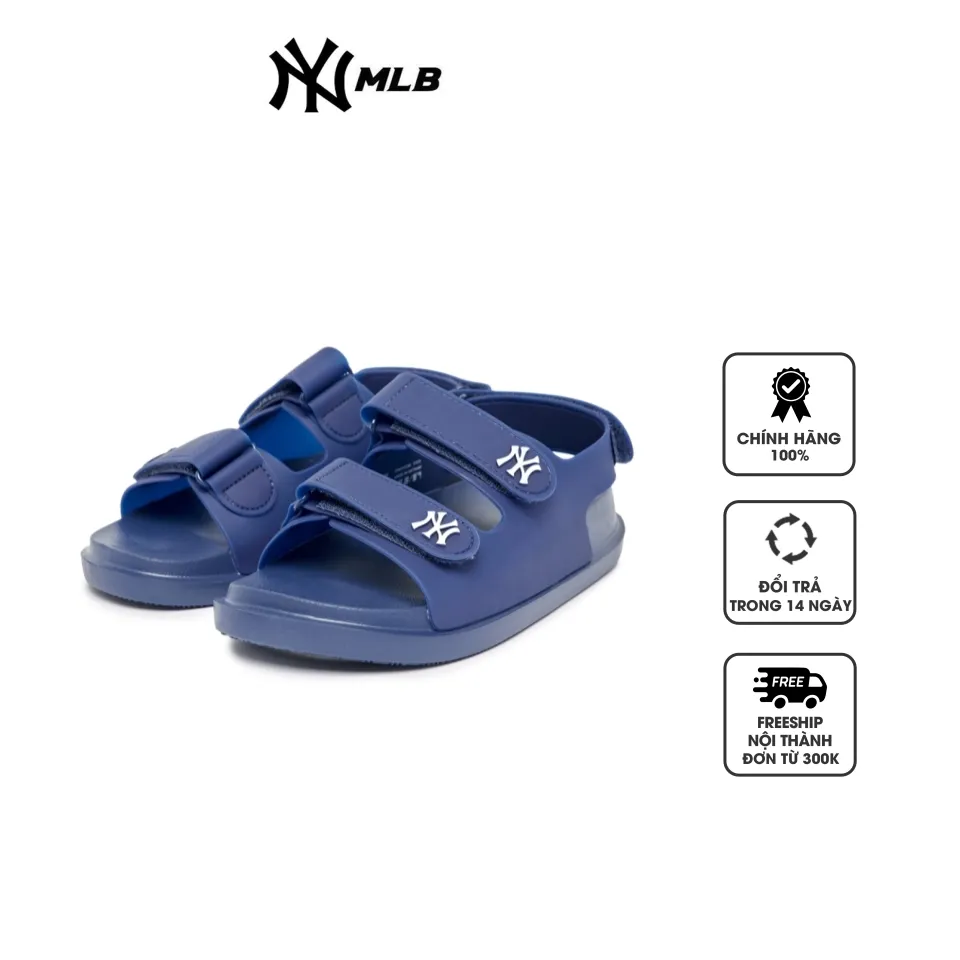 Dép sandals MLB Chunky New York Yankees 3ASDCBS33-50INS Blue, 36.5