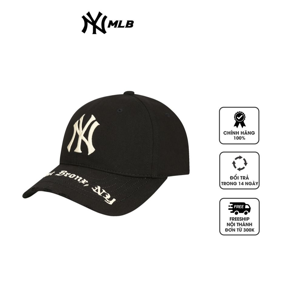 Mũ MLB Gothic Address Structure New York Yankees 3ACPKP02N-50BKS