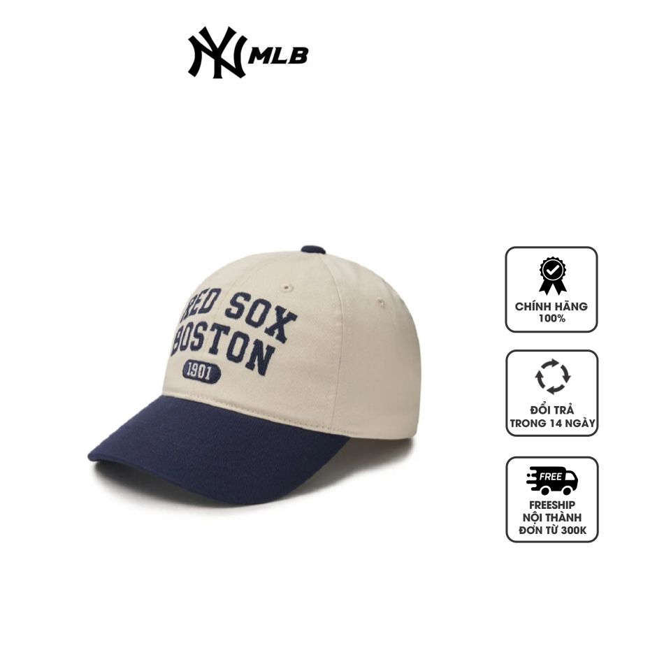 Mũ lưỡi trai MLB Lettering Color Scheme Boston Red Sox 3ACPVL14N-43NYD