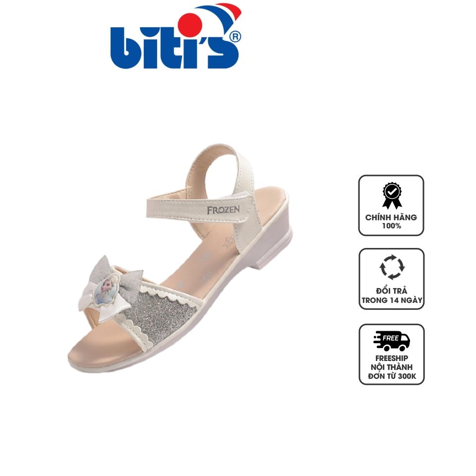 Dép sandal cho bé gái Biti's Frozen BTG000997 màu trắng, 30