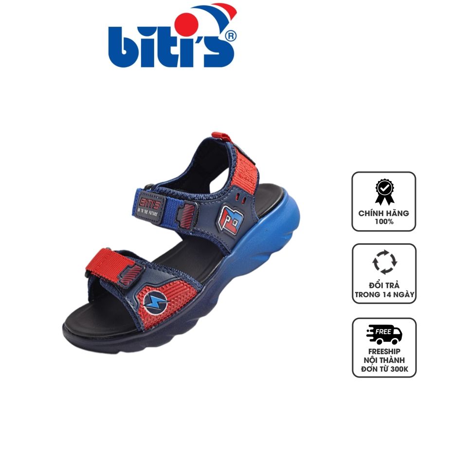 Dép Sandal bé trai Biti's BEB001600 màu xanh nhớt