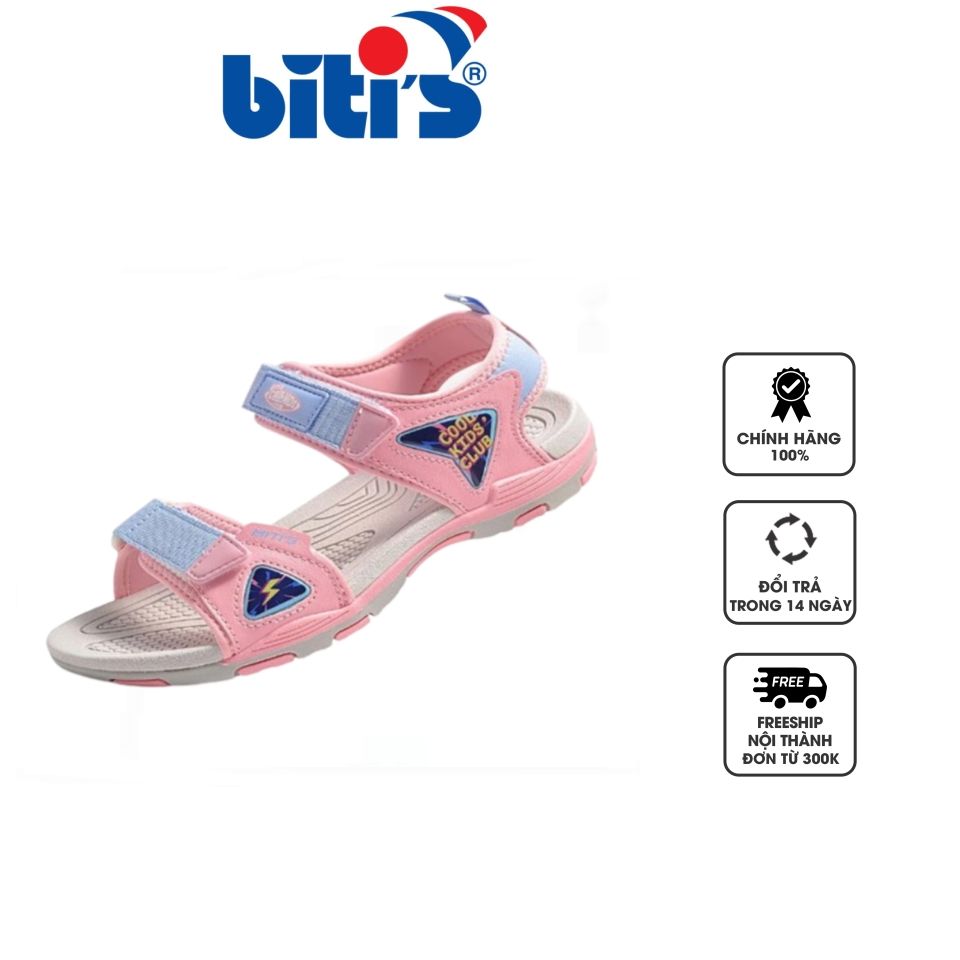 Dép sandal bé gái Biti's BYG000300 màu hồng, 35