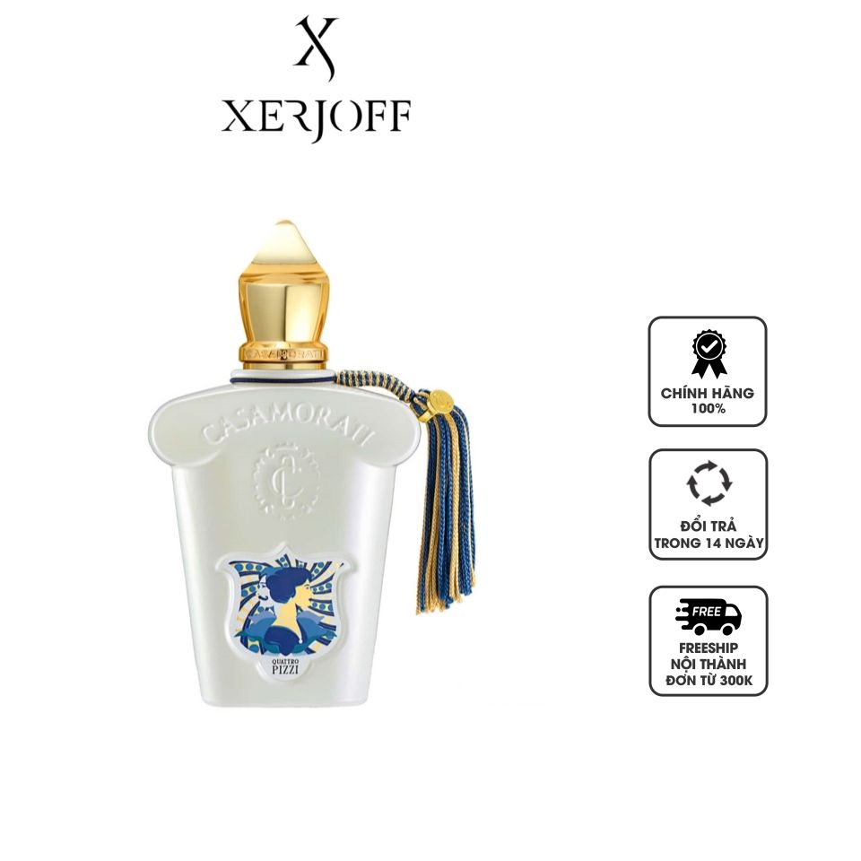 Nước hoa unisex Xerjoff Quattro Pizzi Eau de Parfum, Chiết 10ml