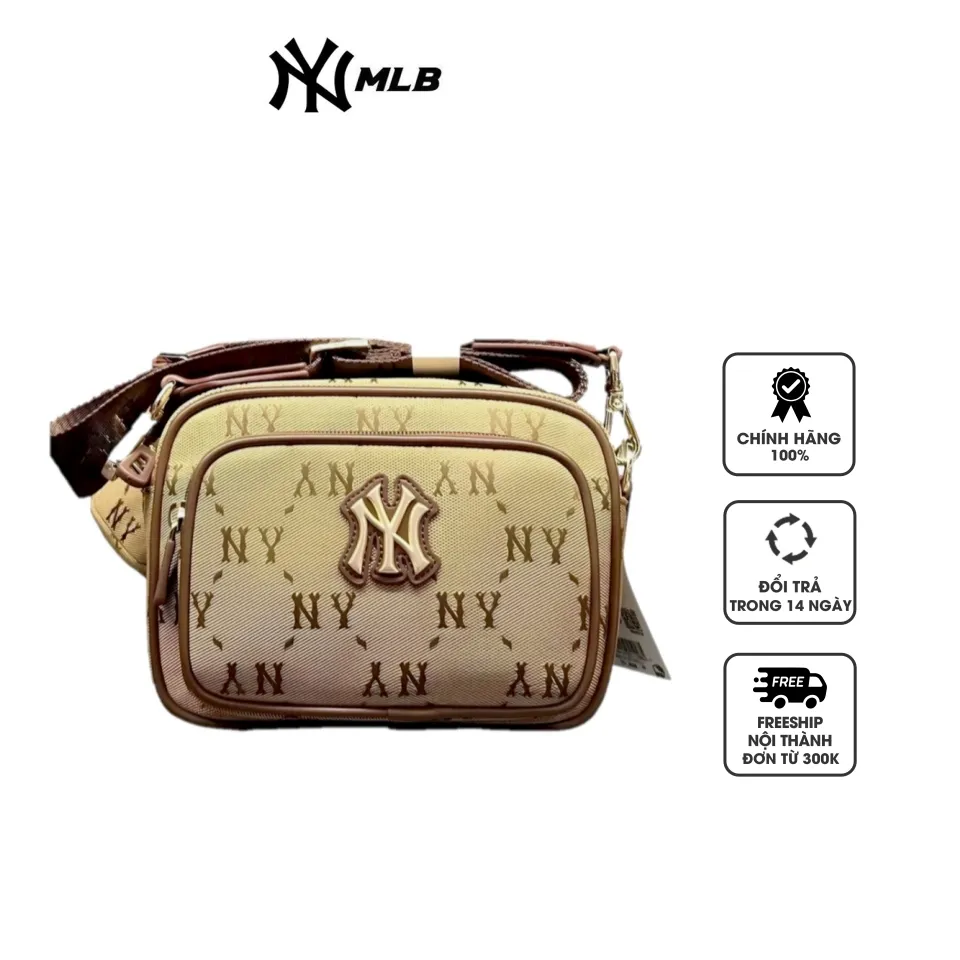 Túi đeo chéo MLB Monogram Jacquard New York Yankees 7ACRMDA4-50BGS