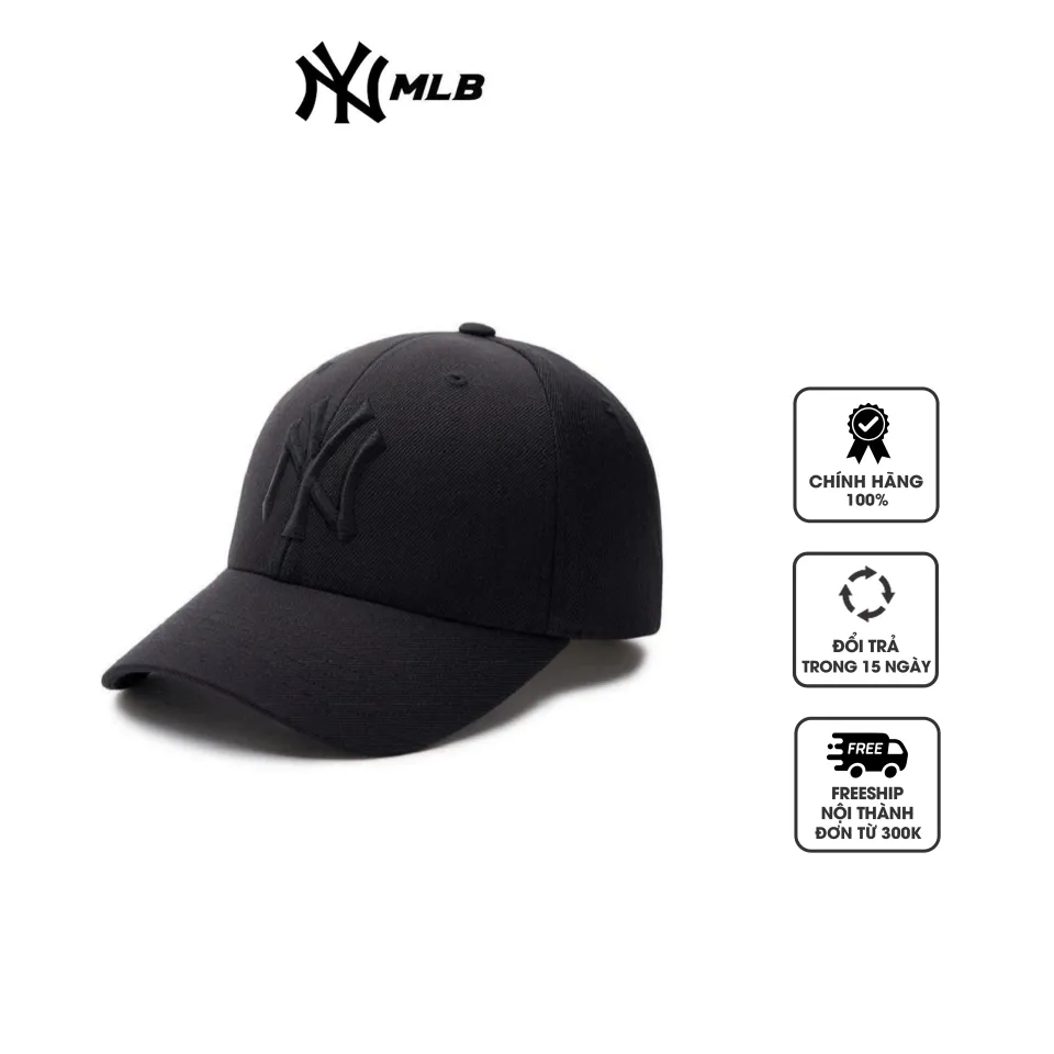 Mũ MLB Shadow Structure Ball Cap New York Yankees 3ACPIR01N-50BKS