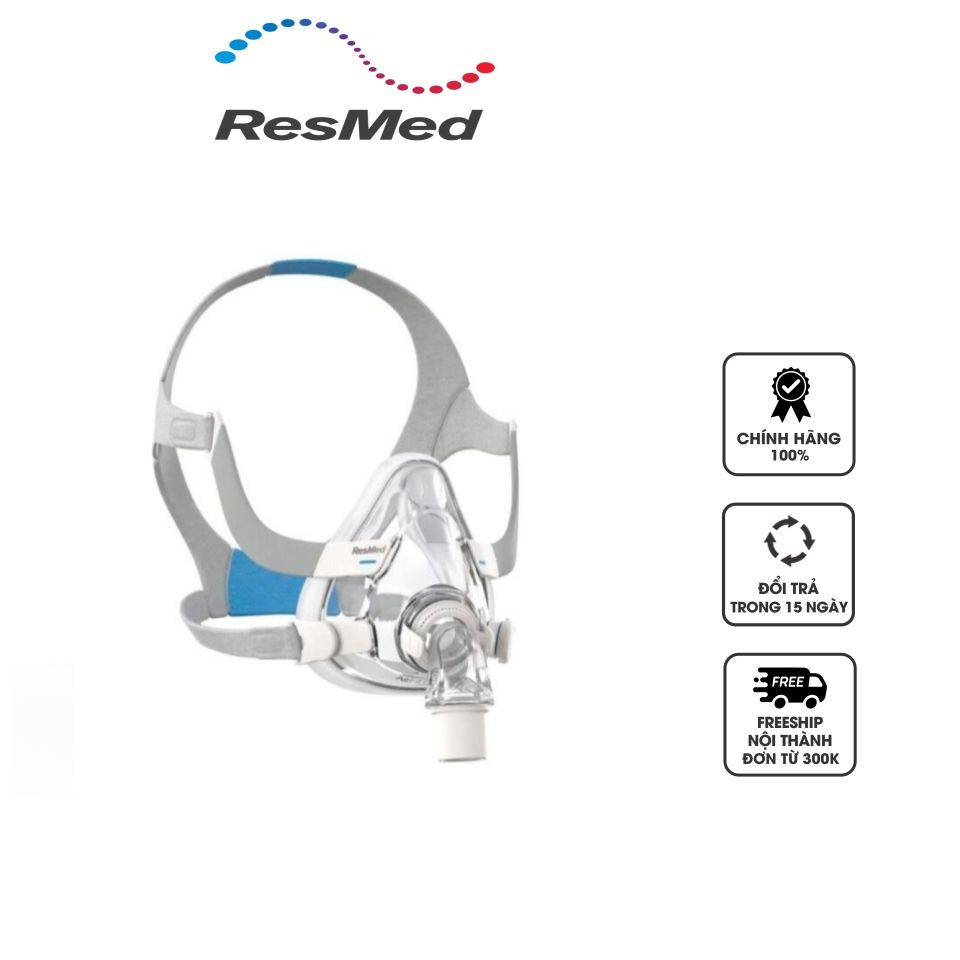 Mặt Nạ Thở Mũi Miệng Resmed Airfit F20 - Thiết Kế Gọn Nhẹ, Phù Hợp Dùng Cho Người Thở Miệng Khi Ngủ
