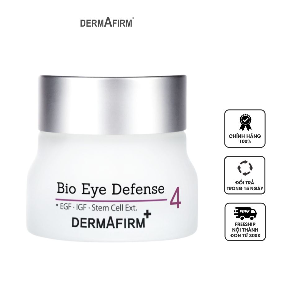 Kem Dưỡng Mắt Trẻ Hóa Dermafirm Bio Eye Defense - Giảm Nếp Nhăn Và Quầng Thâm, Hỗ Trợ Căng Bóng Vùng Da Mắt 30g