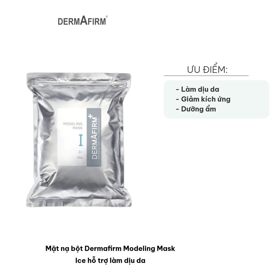 Mặt Nạ Bột Dermafirm Modeling Mask Ice - Giải Pháp Làm Dịu Da, Cấp Ẩm và Tái Tạo Làn Da Tổn Thương 1000g