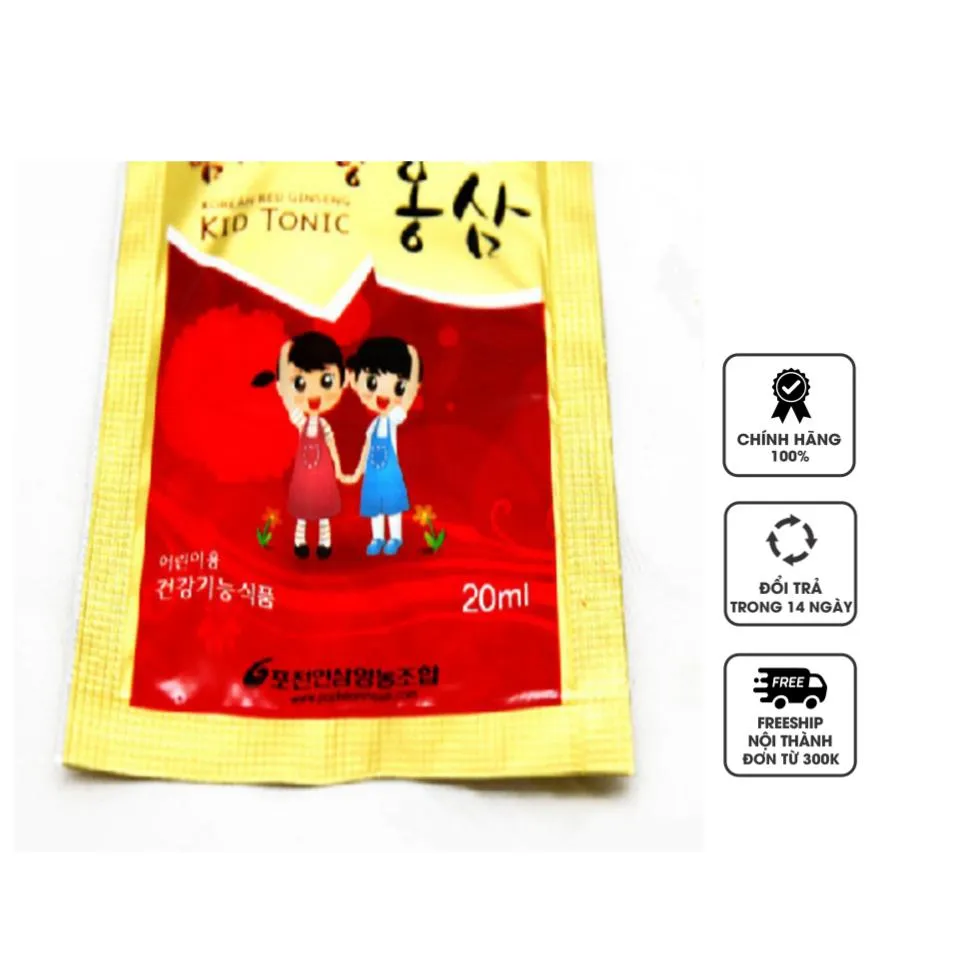 Hồng Sâm Baby Kid Tonic Hàn Quốc dinh dưỡng cho trẻ