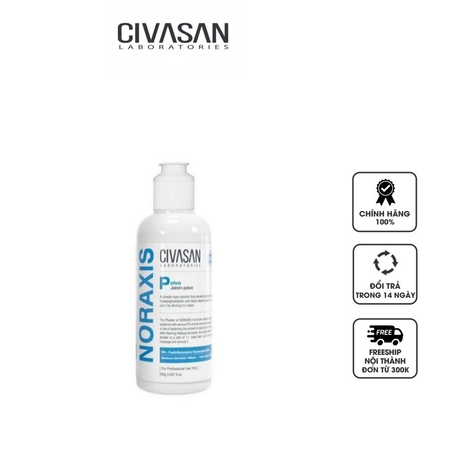 Tẩy da chết dạng bột Civasan Enzyme Noraxis Polvo, 100g