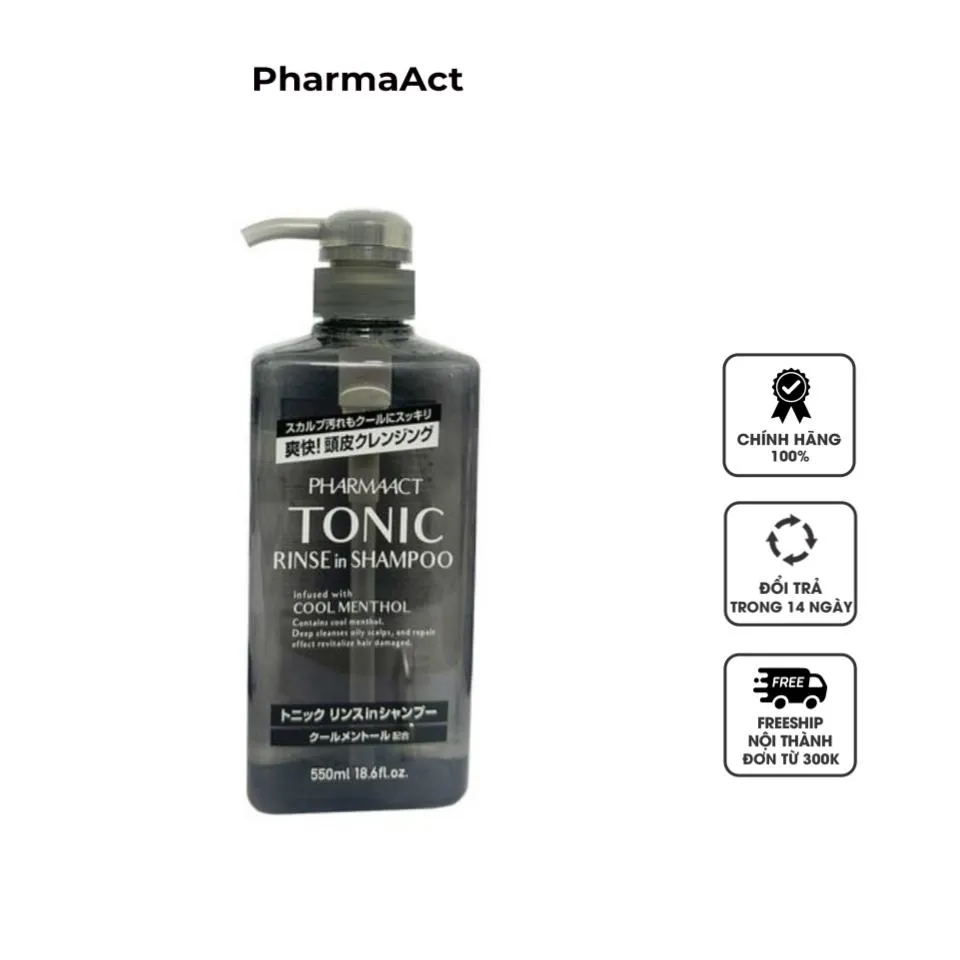 Dầu gội dành cho nam Tonic Pharmaact 550ml
