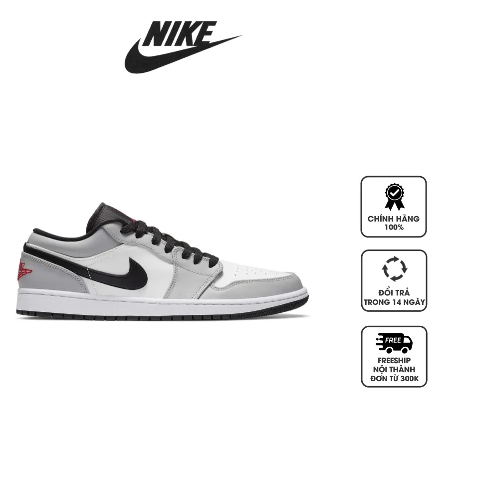 Giày thể thao Nike Jordan 1 Low Smoke Grey, 41
