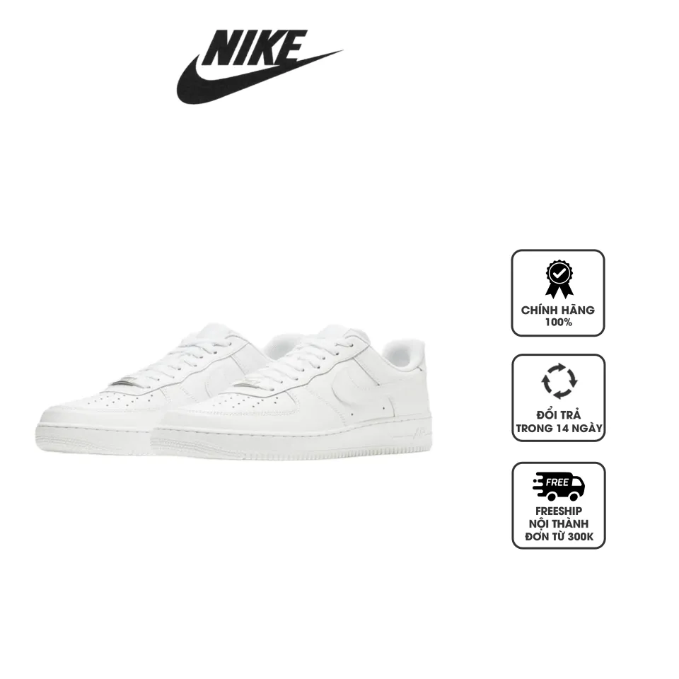 Giày thể thao Nike Air Force 1 07 White CW2288-111, 40
