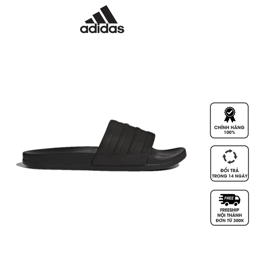 Dép quai ngang Adidas Adilette Comfort Slides Core Black S82137, 39