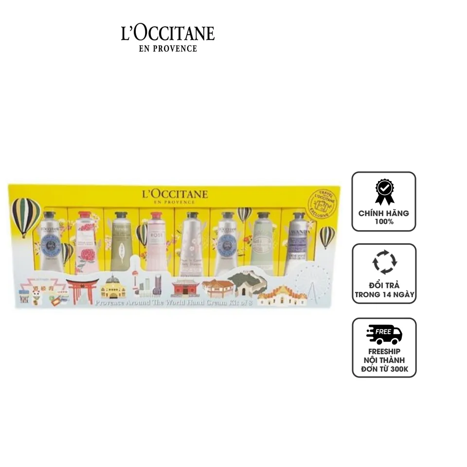 Set 8 kem dưỡng da tay L'Occitane Hand Cream