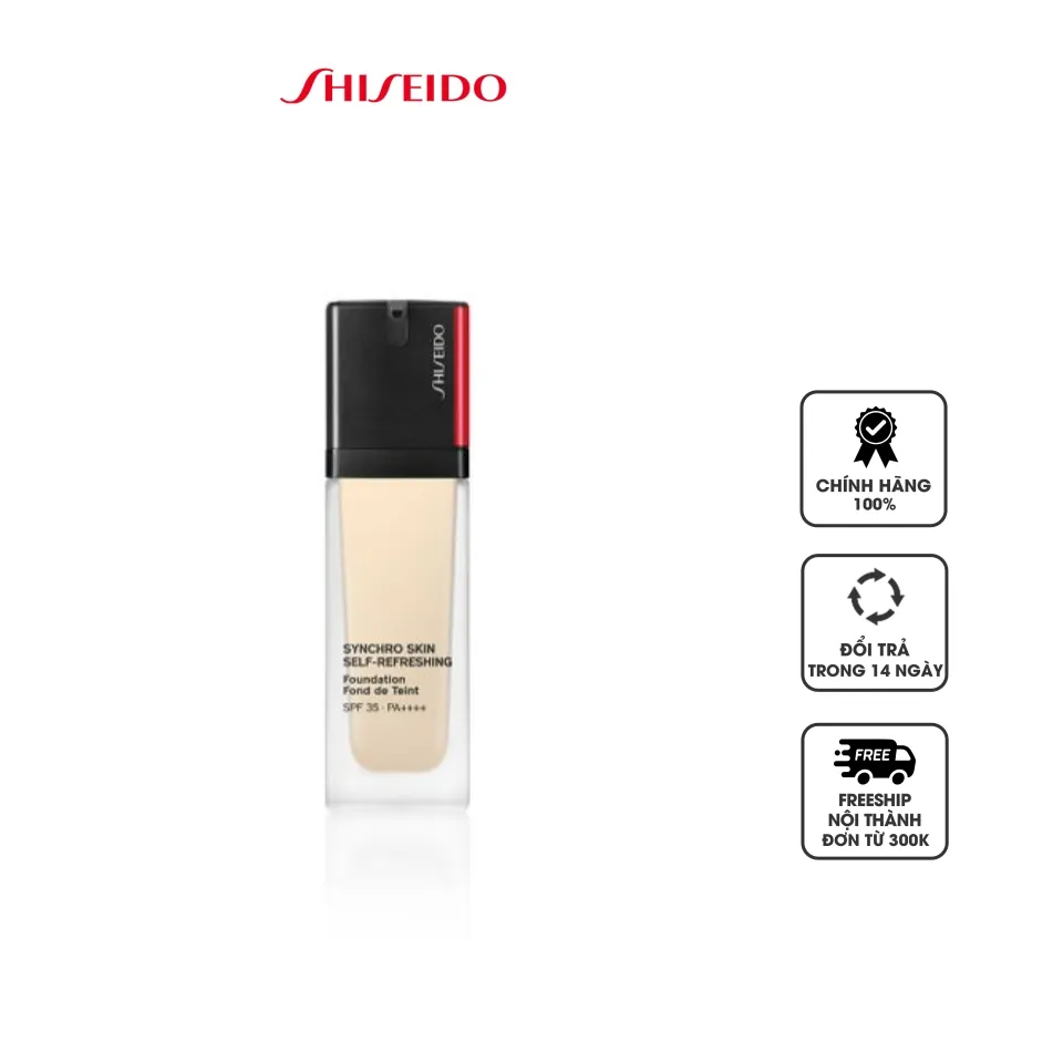 Kem nền Shiseido Synchro Skin Self-refreshing Foundation, Alabaster 110