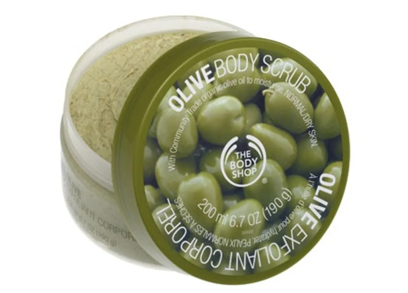 The Body Shop Olive - Tẩy da chết chiết xuất tinh dầu Olive