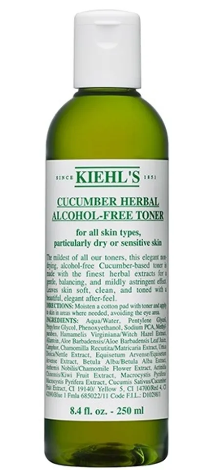Nước hoa hồng Kiehl's Cucumber Herbal Alcohol Free Toner, 40ml