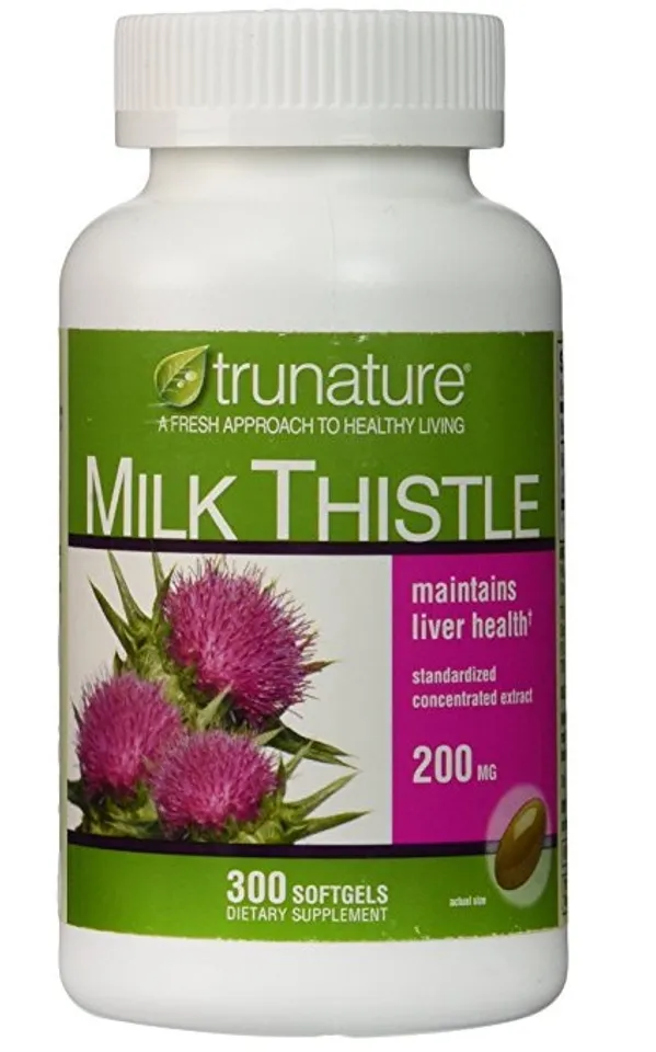 Viên uống Trunature Milk Thistle 200mg của Mỹ 300 viên