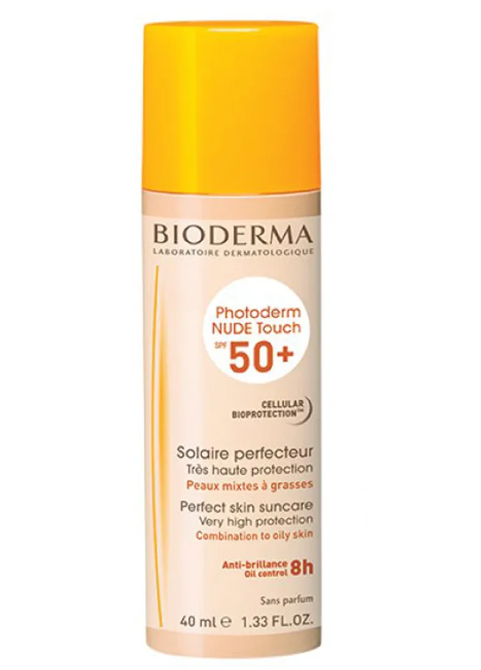Kem chống nắng Bioderma Photoderm Nude Touch SPF50+, 40ml, Light Colour