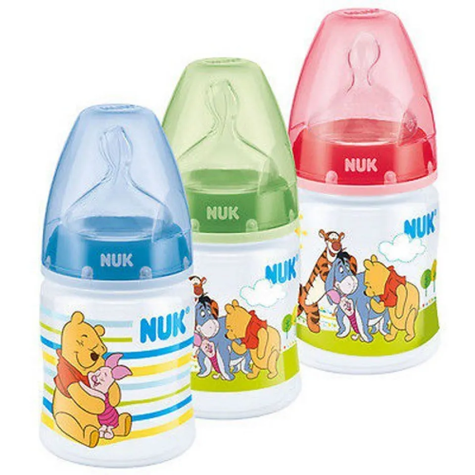 Bình sữa Nuk PP Disney núm ti Silicone S1 của Đức, 150ml