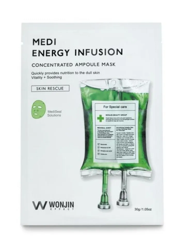 Mặt Nạ Phục Hồi Da Wonjin Effect Medi Energy Infusion (tặng sữa rửa mặt)