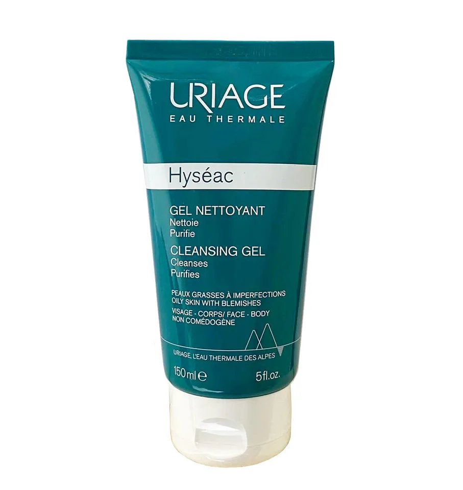 Sữa rửa mặt Uriage Hyséac Cleansing Gel cho da dầu mụn, 150ml