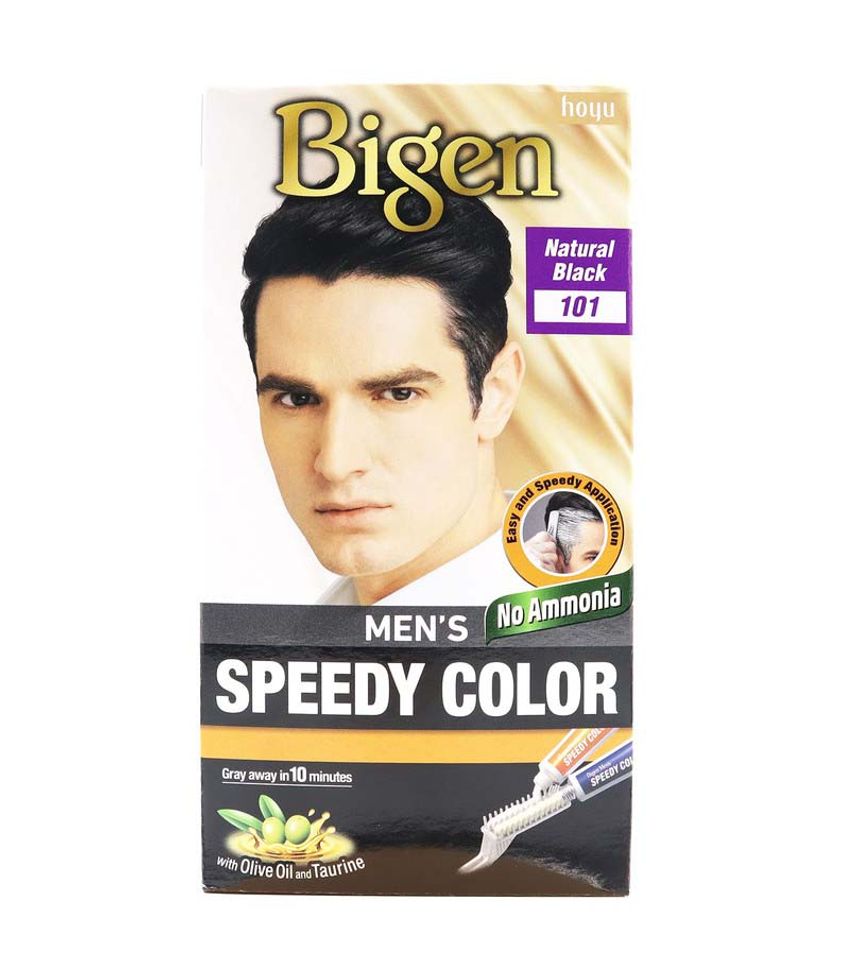 Kem nhuộm tóc Bigen Men's Speedy Color cho nam, 102: Brown Black