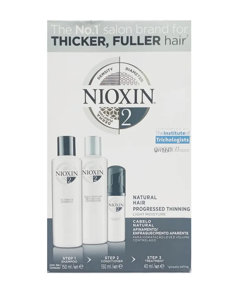 Bộ dầu gội Nioxin Trialkit chống rụng tóc hệ thống 2