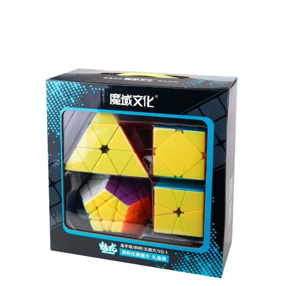Combo 4 Rubik biến thể Pyramix/SQ1/Skewb/Megaminx MoYu