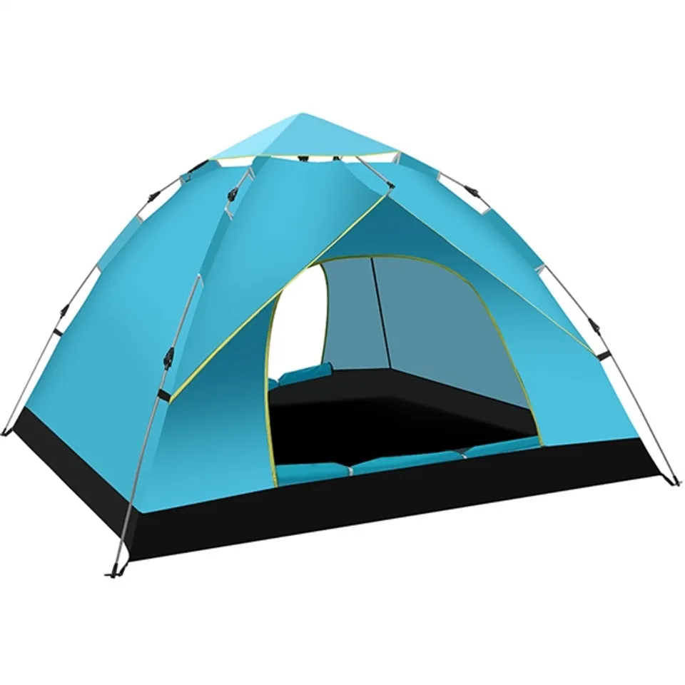 Lều cắm trại tự bung siêu nhẹ thiết kế 2 cửa sổ, Lều 2 người