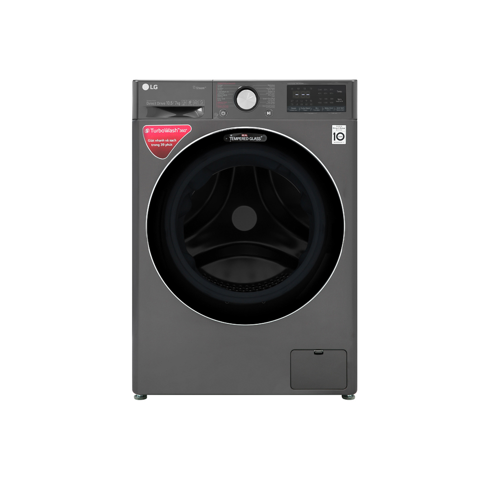 Máy giặt sấy quần áo LG Inverter 10.5 kg FV1450H2B