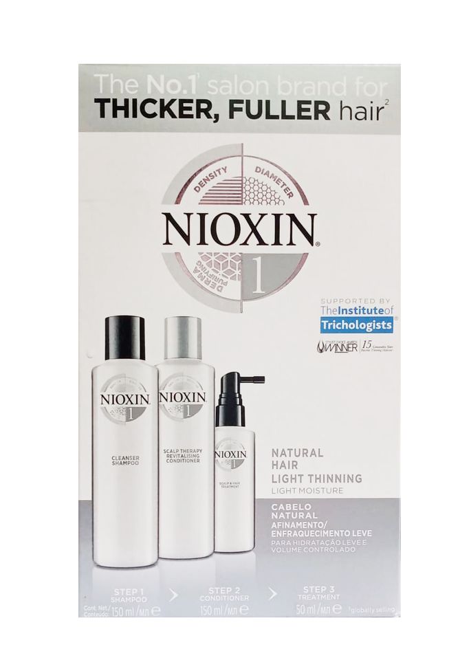Bộ dầu gội Nioxin Trialkit chống rụng tóc hệ thống 1