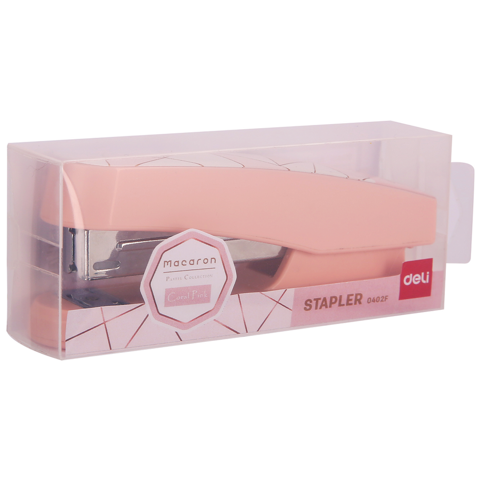 Dập Ghim Deli E0402F - Ghim Tối Đa 25 Tờ, Đế Xoay Chiều, Thiết Kế Bền và Tiện Dụng Cho Văn Phòng và Học Tập