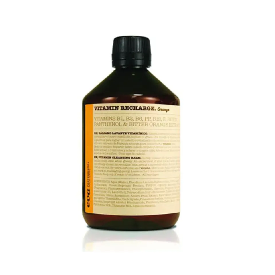 Dầu gội cho tóc dầu Eva Vitamin Recharge Orange, 500ml