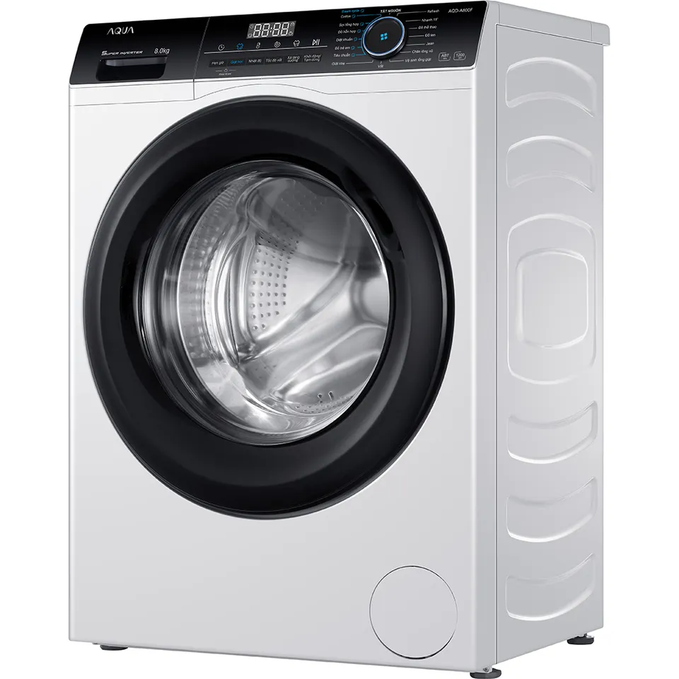 Máy giặt Aqua Inverter 8 KG AQD-A800F W Lồng Ngang
