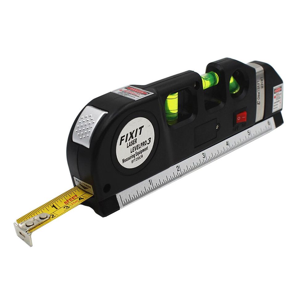 Thước thủy Nivo F2018 Fixit Laser Level Pro3 - Cân Mực Laser Đa Năng, Thiết Bị Xây Dựng, Đo Đạc Chính Xác, Vạch Đường Thẳng Ngang Dọc
