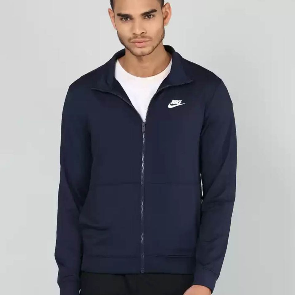 Áo Khoác Nam Nike Sleeve Solid Men Sports Jacket Navy Bq2014-451