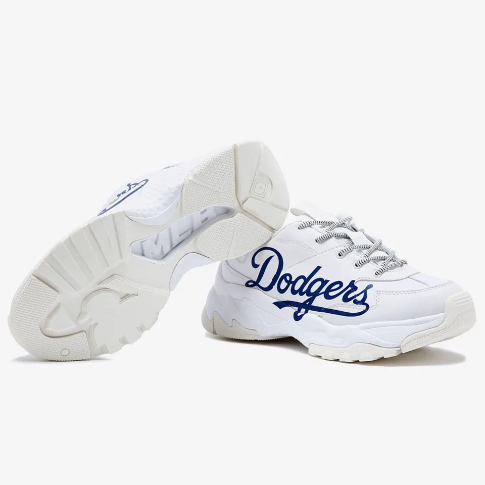 Giày MLB Kids Chunky P LA Dodgers màu trắng chữ Dodgers SHIN Baby Closet