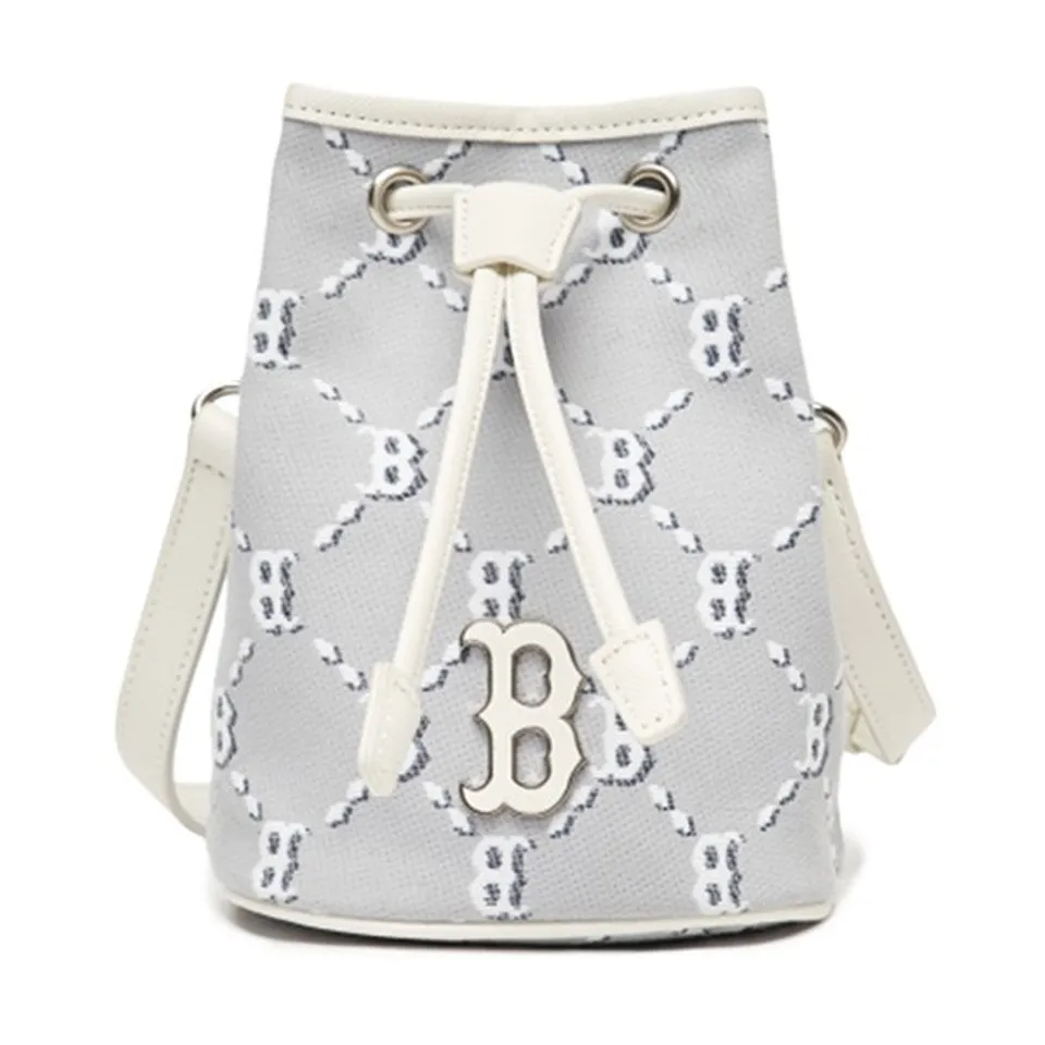 Túi đeo chéo dây rút MLB Monogram Diamond 3ABMS022N-43GRS